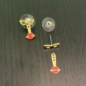 Kate Spade Lips Ear Jackets